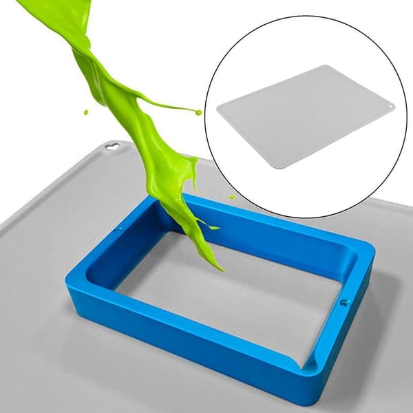 Silikonmatte for 3D-printer 410 x 310 mm for å beskytte arbeidsflaten - Grå