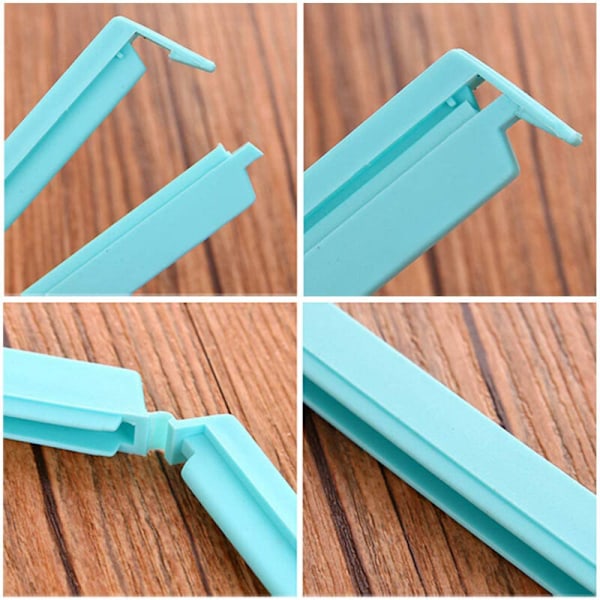 Veraing 24 Pakk Forseglingsklips, Pose Klips, Snackspose Forseglingsklips, Plast Matpose Forseglingsklips, Matvare Forseglingsklips (3 Størrelser)
