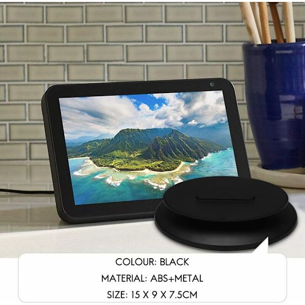 Magnetisk justerbar vinkelhållare för ECHO Show 5 och ECHO Show 8 stativ, svart