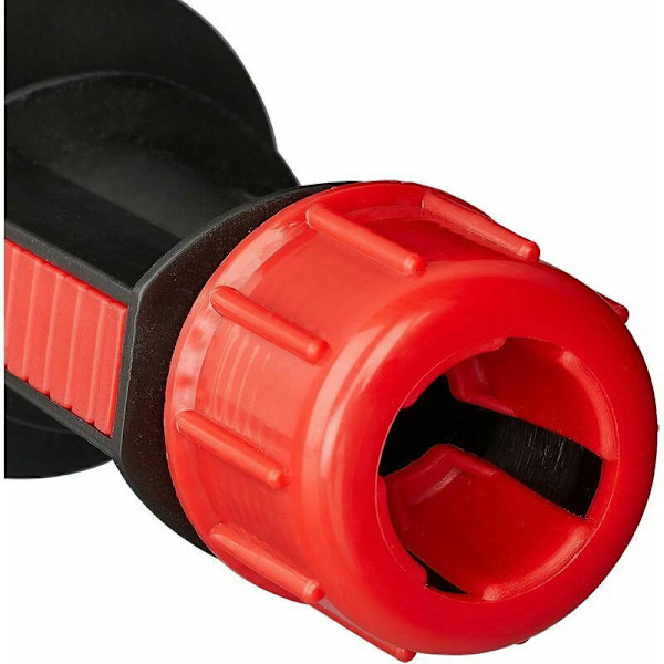 Sort base, parasolholder, skruestøtte, jordsok, diametre 19-32 mm, Camping, Strand, rød