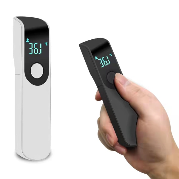 Pandetermometer til voksne, berøringsfrit infrarødt termometer til kropstemperatur og genstandes overflade, termometer til 1 sek. temperaturmål