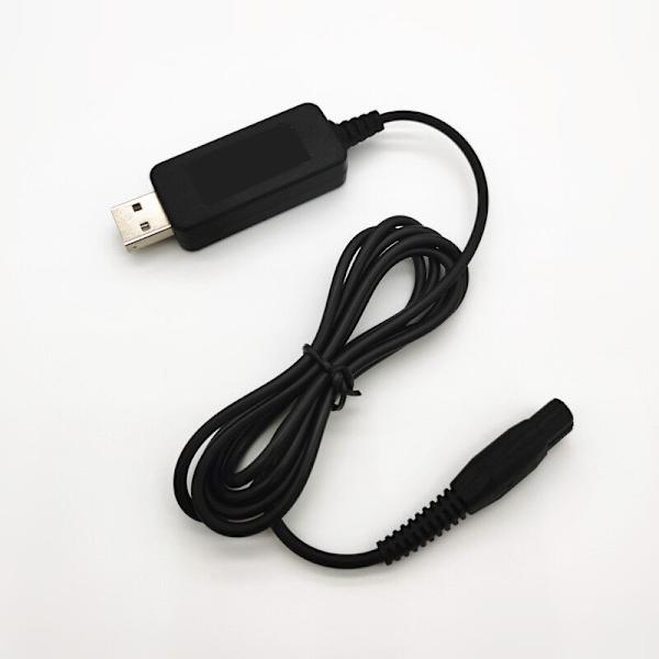 USB-kontaktkabel A00390 Elektrisk adapter Strömsladd Laddare för Rakapparater S300 S301 S302 S311 S331 S520 S530 RQ331