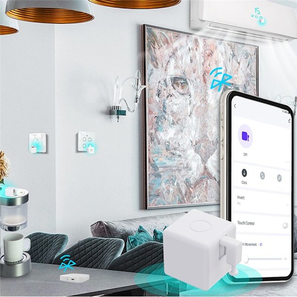 Fingerbot plus Smart Switch Bot Tryckknapp Hemliv Röststyrning med App