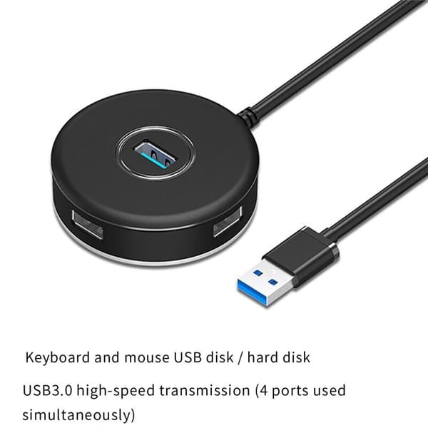 USB HUB 4 porte USB 3.0 HUB USB3.0 med til strømforsyning -USB til computer USB3.0 USB-splitter