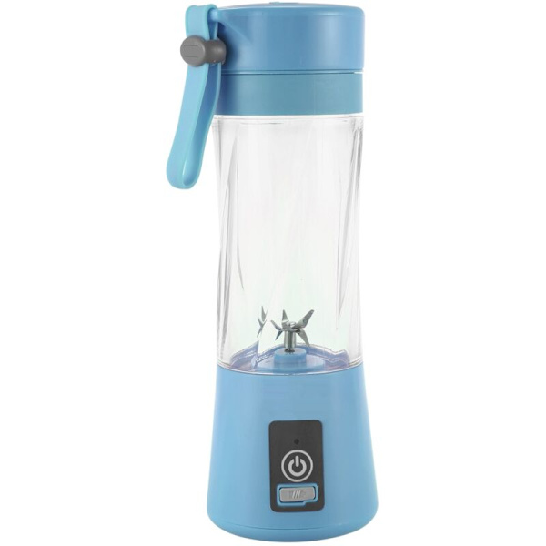 Bärbar Laddningsbar USB-Blender med 6 Blad, Saftpressare, Smoothie Maker, Mini Juice Cup, Fruktpressare, Elektrisk Blå