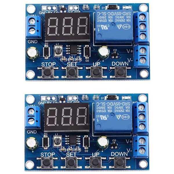 4 stk DC 6-40V Batterilader Utlading Bryterkontroll Underspenning Oversynsbeskyttelse Automatisk Avstenging