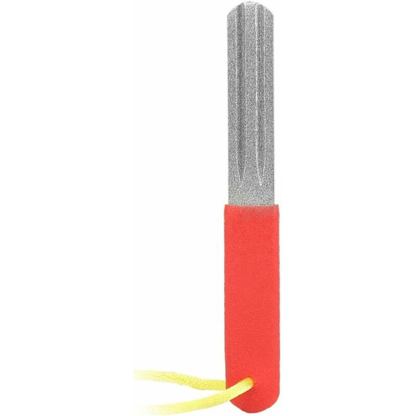 Fisk krokvässare, fisk krok slipsten, dubbelsidig, 400/800 grit diamant, fisk krok slipfil för utomhusfiske -