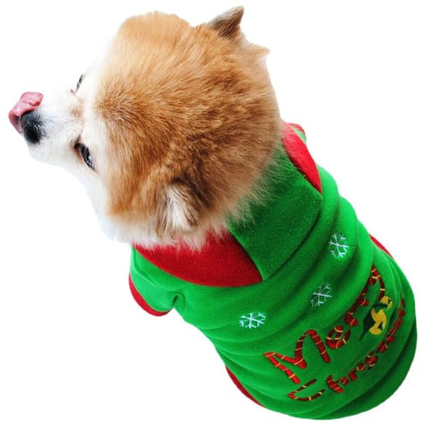 Juldräkt för husdjur（XL）