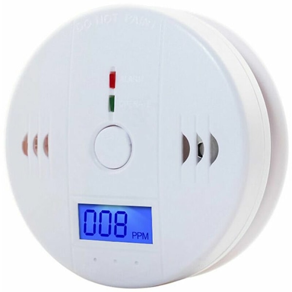 Hiilimonoksidihälytin - 85dB hälytys, itsenäinen sireeni, hiilimonoksidimyrkytyksen varoitus