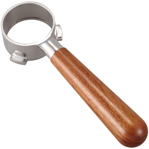Håndtak i rustfritt stål, bunn 54 mm, kaffemaskin, modifisert trehåndtak for 8-serie generelt