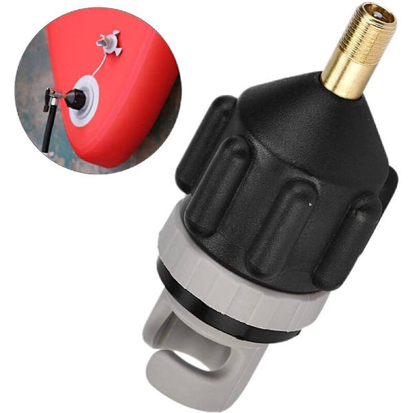 Kajakadapter, SUP-pumpeadapter til Stand Up Paddle Boat Nautisk Flot, Bådpumpe Luftventil Inflator Adapter til Kajak