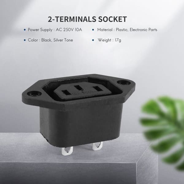 AC 250V 10A IEC 320 C13 Panel Socket og Arrow Connector