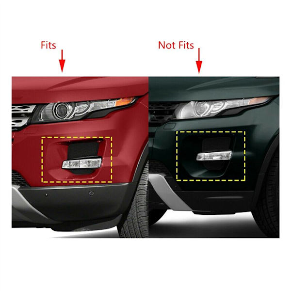 1 kpl puskurin sumuvalon ritiläkehyksen kansi Range Evoque 2012-2015 LR057397 LR057396 LR026546 LR026545