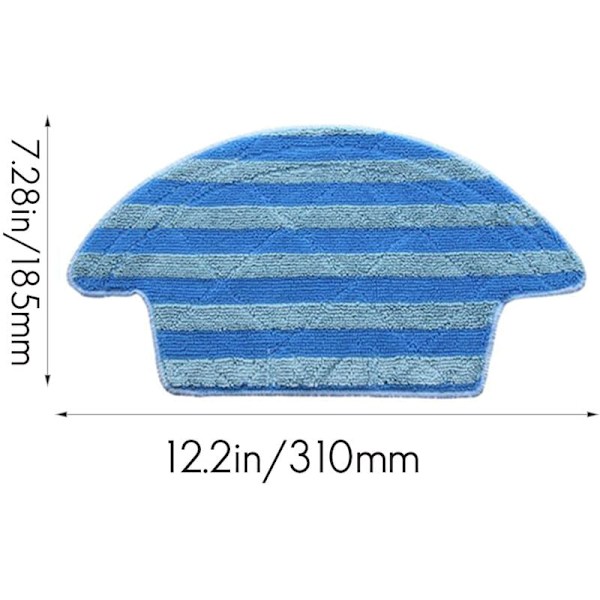 Mop Cloth Magic Strip Reservdelar för V55 Pro Smart Robotdammsugare