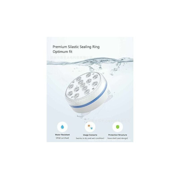 Lay-Z-Spa 7 Farger LED Boblebad Lys Tilbehør Under Vann Lys