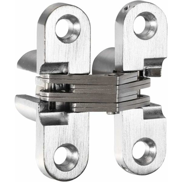 1 kpl Piilotetut Ristimaiset Näkymättömät Saranat Puutavaralle Kalusteille (43,7 mm)