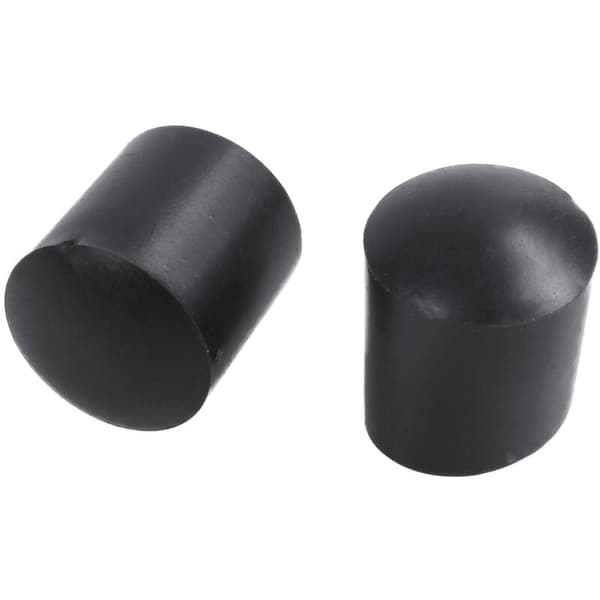 Gummiproppar 40 st Svart Gummislang, 10mm Spetsar