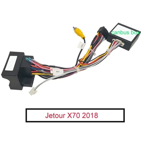16PIN Bil Android Audio Strømkabel med Canbus Box til Jetour X70 2018 Bil Tilbehør