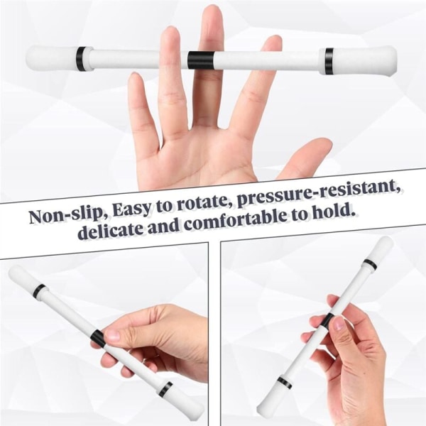 2 stk. Finger Spinning Mod Gaming Spinning Rotary med roterende finger-vægtet kugle B