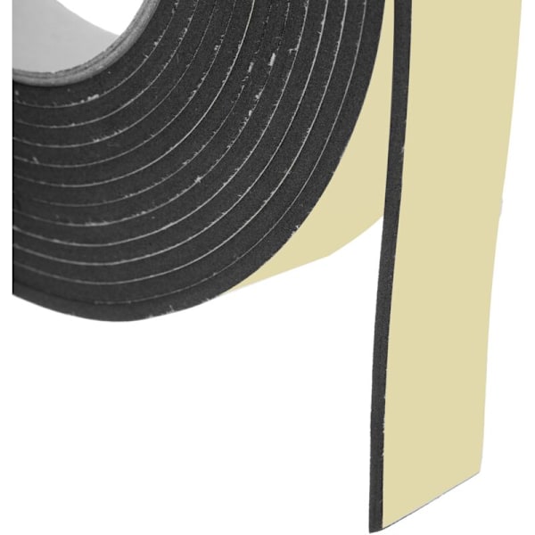 Multifunktionell självhäftande skumtätningslist för dörrar och fönster 3x25x5000mm