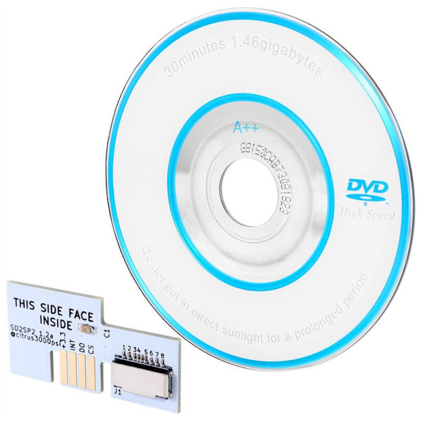 Muuta kolikkoautomaatti lukemaan + Sd2Sp2 Sdload Mini Sd Tf -kortti lukemiseen CD:llä