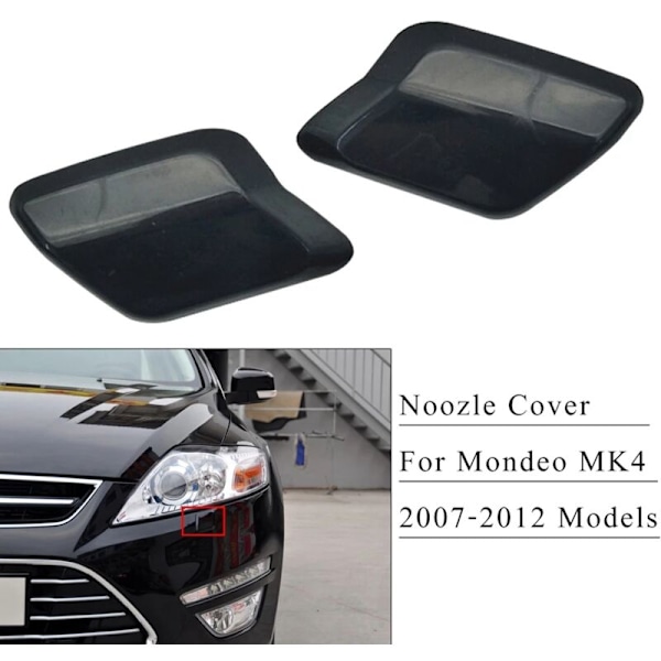 Bumperlykt Spylerdyse Dekselhette for Mondeo 2007-2012 7S71-13L018-AD 7S71-13L019-AD
