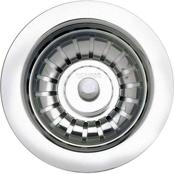 440007 Keittiön viemärihana siivilä kiillotettua kromia, 3,5