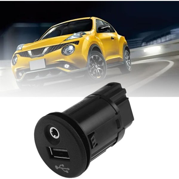 28023-BH00C Auton AUX-porttiadapteri USB-lisäliitäntä 2011-2019 Juke 2014-2018 28023BH00C 13907643