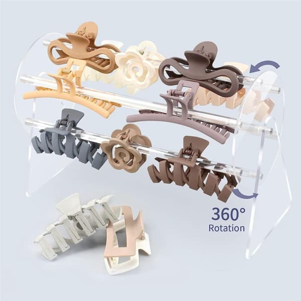 Akryl Hodebånd Display Klart Hodebånd Holder Organizer Hodebånd Oppbevaringsholder
