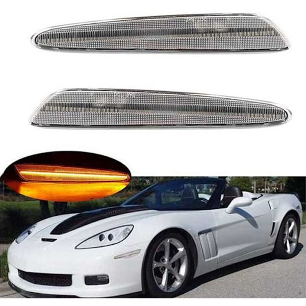 Car Led Side Marker Turn Signal Lights Position Lamp for 2005-2013