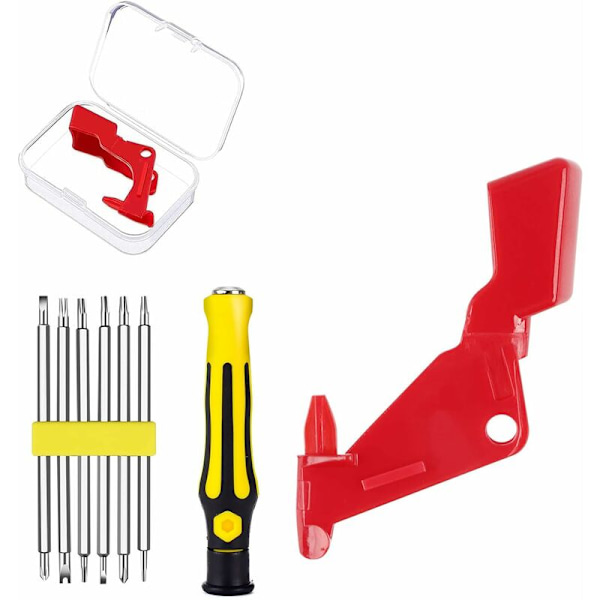 Erstatningsbryter for V11/V10 støvsuger, passer til Dyson V11 bryterreparasjon, strømknapp kompatibel med Dyson V11 V10 (med skrutrekker)