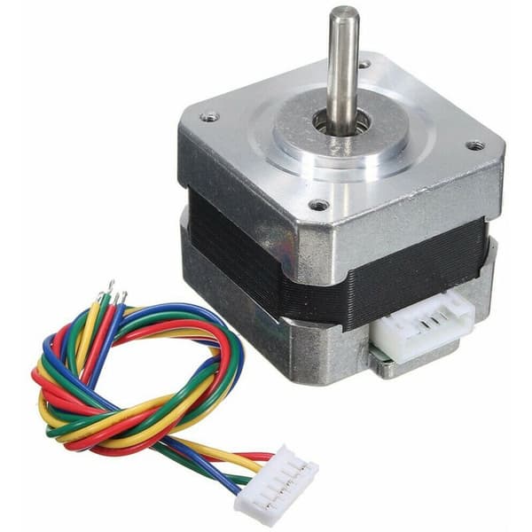 2 stk 17 Stepper Motor 42BYGH34-0400A 12V 1,8 grader for 3D-printer CNC Reprap