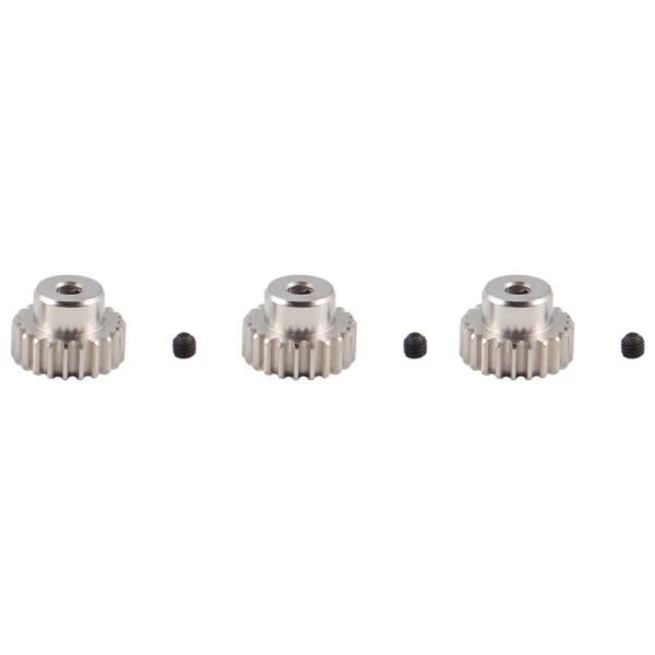 3 st 3,175 mm metall axel kugghjulsmotor 32DP 48DP 64DP M0,6 M0,8 för 1/10 1/8 RC bil 3650 3660,22t