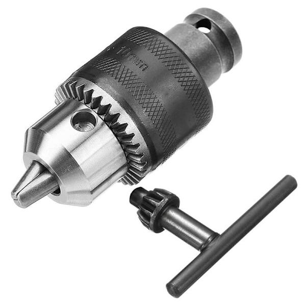 1,5-10 mm 1/16 tum - 3/8 tum kapacitet nyckelborrchuckomvandlare nyckel 1/2 tum fyrkanthylsadapter