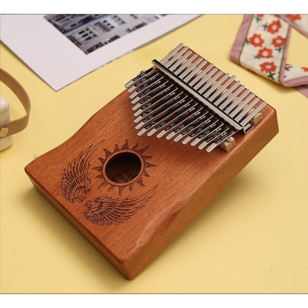 Kalimba begyndere 17-key Soar Finger Piano bærbart instrument producerer smukke lyde