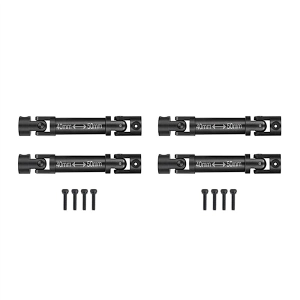 4x för FMS FCX24 Metallstål CVD Drivaxel 1/24 RC Crawler Bil Uppgraderingar Delar Tillbehör