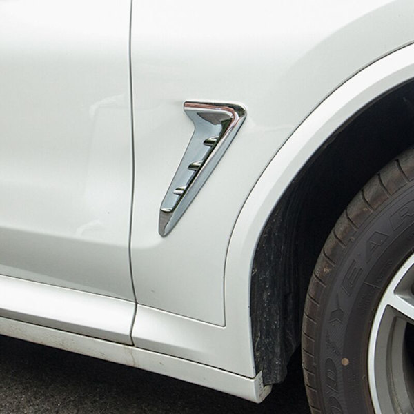 Bilsides Logo Sequin Mud Vent Trim Dæksel til X3 G01 2017 2018