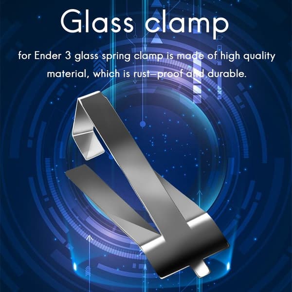 20 stk. Serie Glas Seng Rotation Clips til 3 Pro, 3S, 5 Pro, -20 PRO, -10S Pro 3D-printer