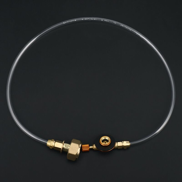 Fylling Adapter for Propan Piknik Camping Komfyr Gass Slange Dobbeltsidig Justerbar Flat Tank Slange Slange Adapter