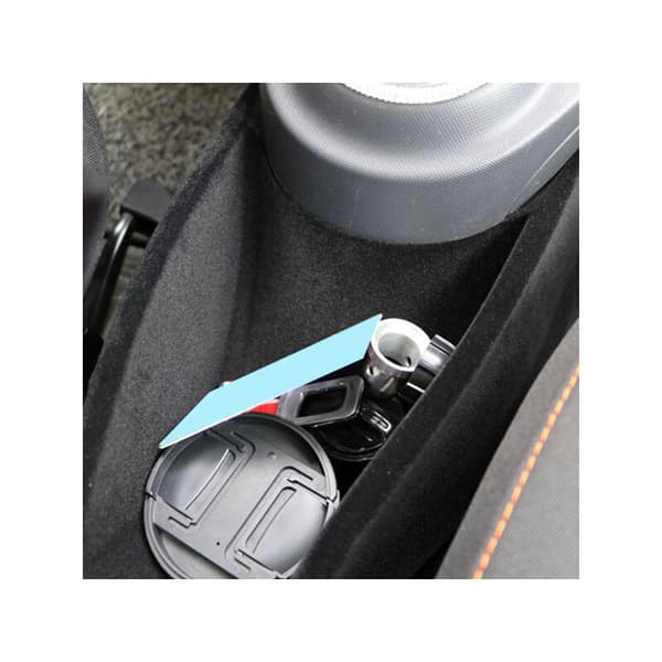 för Smart 453 för Armrest Central Storage Box Central Storage Box Biltillbehör (Mocka-Svart)