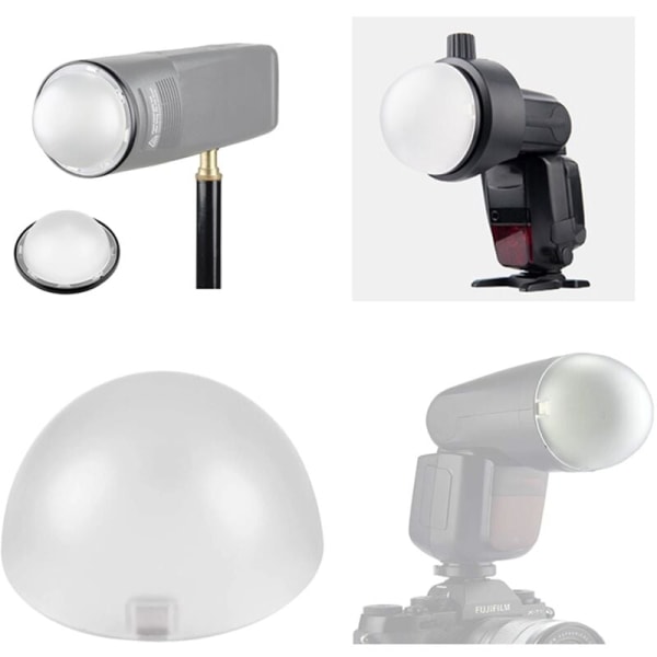 -R11 Dome Diffuser Yhteensopiva H200R Pyöreän Salamapään V1 Salama Sarjan V1-S V1-N V1-C AD200 Pro AD200