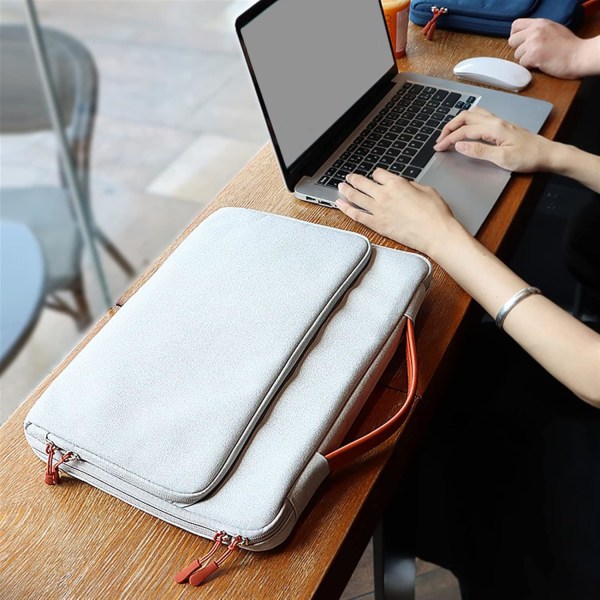 Laptop handväska 15,4 tums dator handväska portfölj
