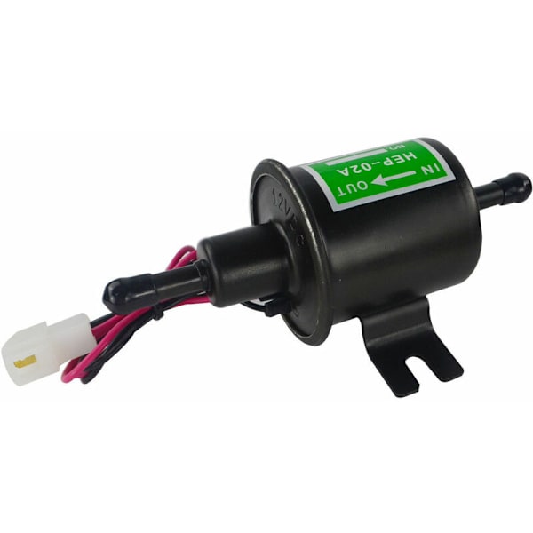 Universal 12V Heavy Duty Elektrisk Brændstofpumpe Solid Metal Benzinpumpe Brændstof Benzin Overførselspumpe 12 Volt HEP-02A
