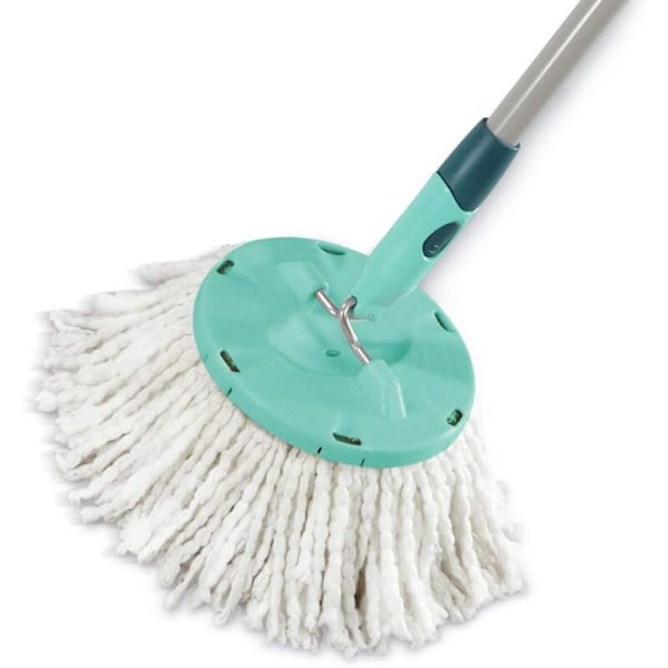 Leifheit Clean Twist -pyörivän mopin vaihtopyyhkeet (2 kpl), ihanteellinen laatoille ja kivipinnoille, veden ja lian imevä mikrokuitu, vaihtopyyhkeet, helppo