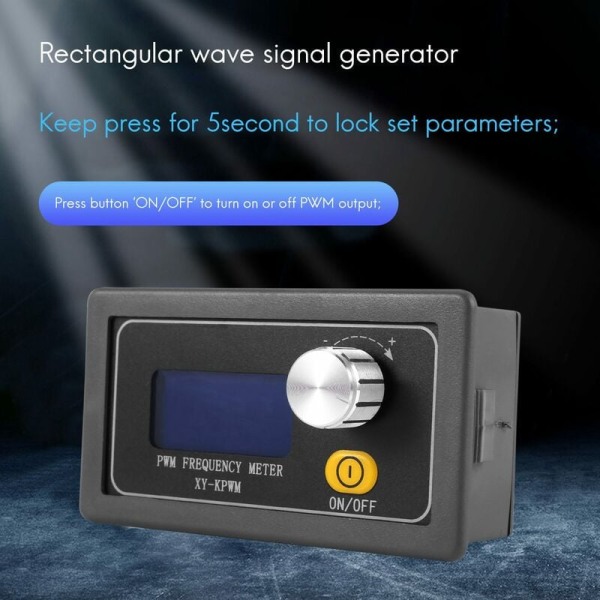 Justerbar PWM Puls Vågfrequens Signalgenerator Modul 1HZ-150KHZ Signalgenerator LCD-skärm