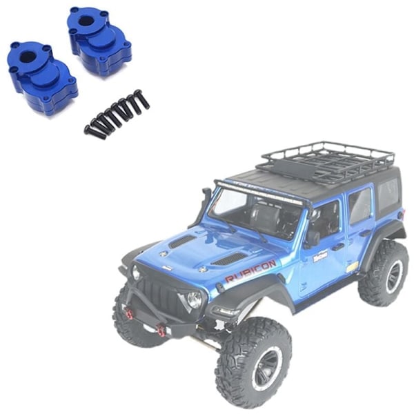 2 Metall bakaxel portal drivhölje för Yikong YK4102 YK4103 YK6101 YK4082 RC bil uppgraderingsdelar, 1