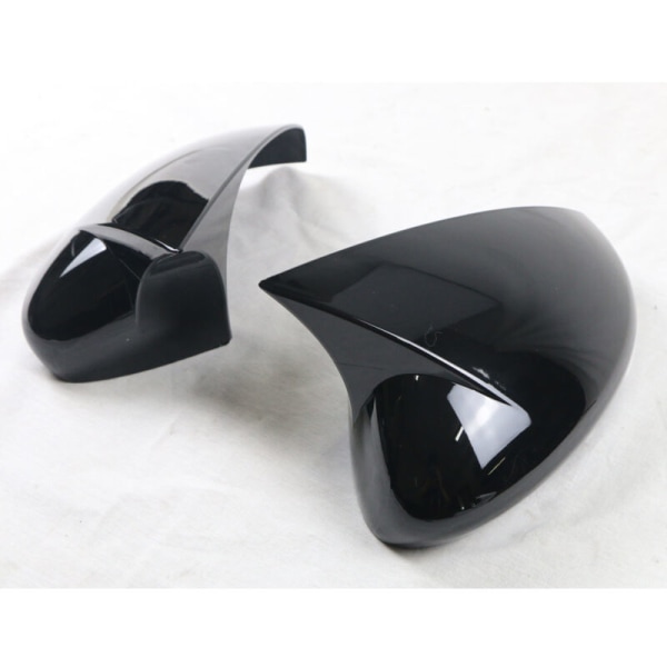 Car Gloss Black Ox Horn Side Rearview Mirror Caps Door Mirror Rear Shell til Mach-E 2021 2022