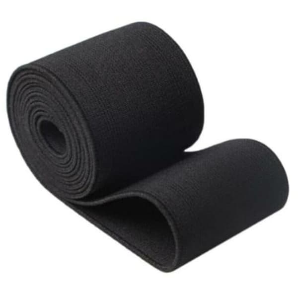 Elastisk bånd 5 meter 40 mm bred svart--