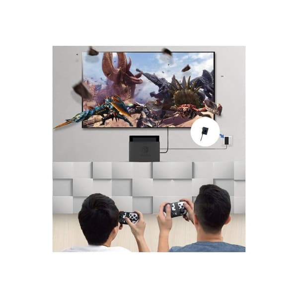 Bærbar biltilbehør, Switch-oplader til Nintendo Switch/Switch OLED/Switch Lite, 15V 2.6a strømadapter til hurtigopladning