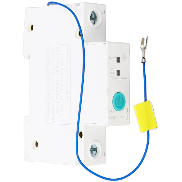 WIFI-bryter 1P 230V DIN-skinne Smart bryter for Ewelink APP Hjemmebutikker 16A